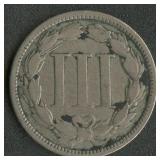 1876 Three Cent Nickel
