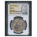 2021 Morgan Silver Dollar NGC MS 70