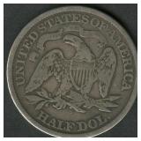 1867-S Seated Liberty Half Dollar