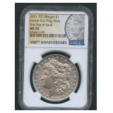 2021-CC Privy Morgan Silver Dollar NGC MS 70