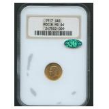 1917 McKinley Commem Gold $1 NGC MS 64