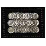 Roll of Mixed Silver Roosevelt Dimes AU/BU