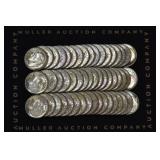 Roll of 1948-D Silver Roosevelt Dimes AU/BU