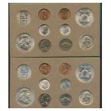1957-PD US Mint Sets-  20 Total Coins