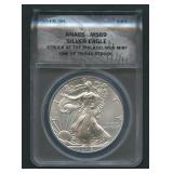 2015 (P) ASE Silver Eagle ANACS MS 69