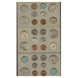 1949-PDS US Mint Sets-  27 Total Coins