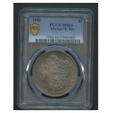 1886 Morgan Silver Dollar PCGS MS 64