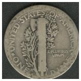 1921-D Mercury Head Dime