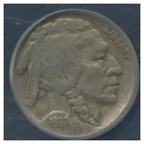 1937-D '3 Leg' Buffalo Nickel ANACS F 12