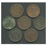 7- 1846 Braided Hair Large Cents