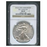 2011 ASE Silver Eagle NGC MS 69