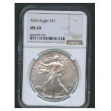 2026 ASE Silver Eagle NGC MS 69