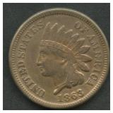 1863 Copper-Nickel Indian Head Cent