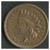 1861 Copper-Nickel Indian Head Cent