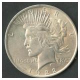 1922 Peace Silver Dollar