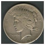 1921 Peace Silver Dollar
