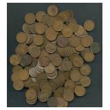 4- Rolls of Mixed 1910's and 1920's Lincoln Cents
