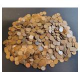 Bag of 1000 Mixed Lincoln Wheat Cents