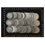 Roll of Mixed Liberty Barber Dimes Mid-grade