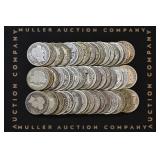Roll of Mixed D-Mint Liberty Head Barber Dimes