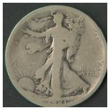 1921-S Walking Liberty Half Dollar