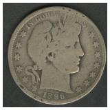 1896-O Liberty Head Barber Half Dollar