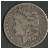1889-CC Morgan Silver Dollar