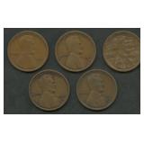 5- 1915-S Lincoln Head Cents