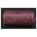 Half Roll of 1915-D Lincoln Head Cents