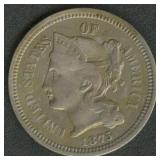 1875 Three-Cent Nickel