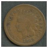 1869 Indian Head Cent