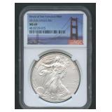 2012(S) ASE Silver Eagle NGC MS 69