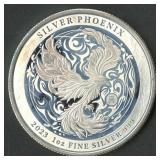 2023 Niue Silver Phoenix .999 Silver Round 1 ozt