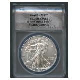 2020 ASE Silver Eagle ANACS MS 70
