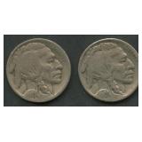 2- 1926-S Buffalo Nickels