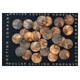 28- 1963 Lincoln Head Cents Masonic Emblem