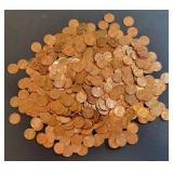 10- Rolls of Mixed Lincoln Memorial Cents AU/BU