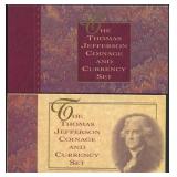 2- Thomas Jefferson Coinage and Currency Sets