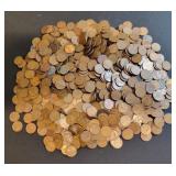 Bag of 1000 Mixed Lincoln Wheat Cents