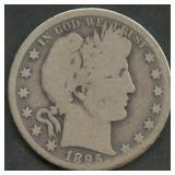 1895-O Liberty Head Barber Half Dollar
