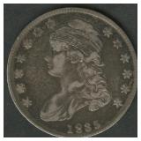 1835 Capped Bust Half Dollar