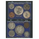 Obsolete Type Coins Set and 1964 Year Mint Set