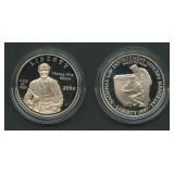 2- Proof Commemorative .900 Silver Dollars OGP