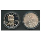 2- Commemorative .900 Silver Dollars OGP