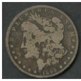 1895-O Morgan Silver Dollar