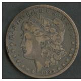 1893-CC Morgan Silver Dollar