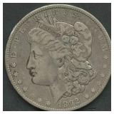 1892-O Morgan Silver Dollar