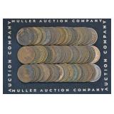Roll of Mixed 1800's Indian Head Cents