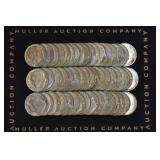 Roll of 1955-D Silver Roosevelt Dimes AU/BU