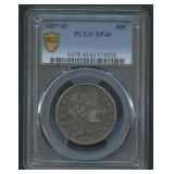1897-O Liberty Head Barber Half PCGS XF 40